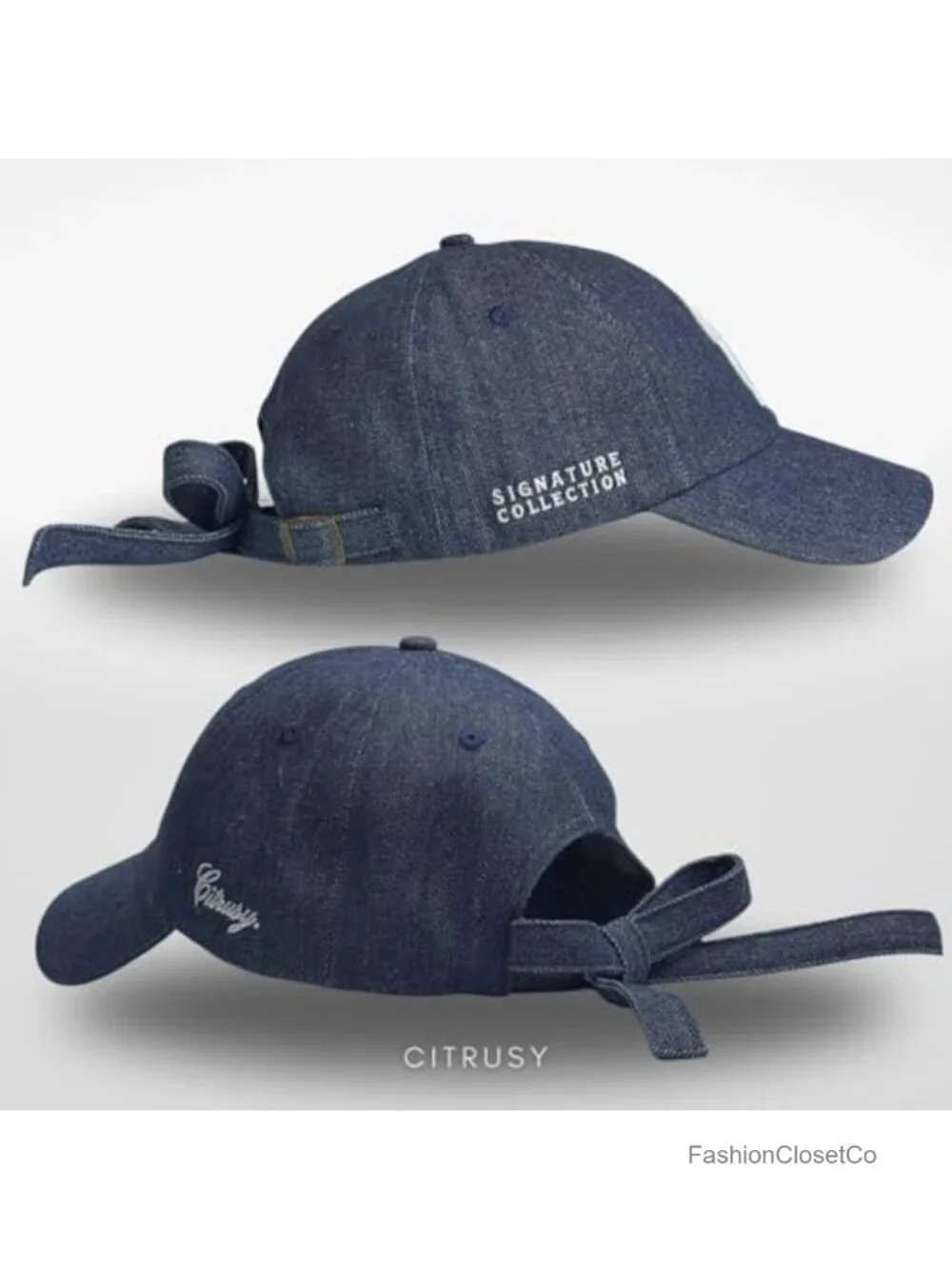 Low Profile Baseball Dad Cap with Adjustable Strap - Curved Brim Cotton Hat
